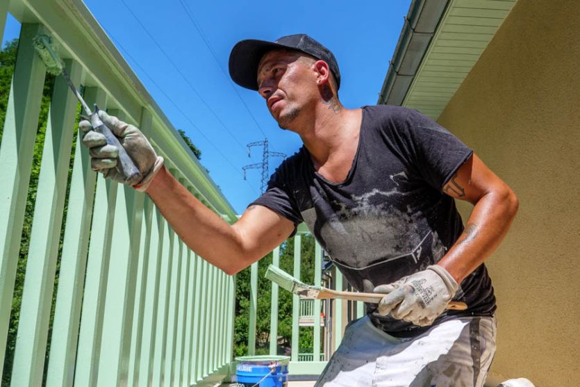 création d'un site Internet et séance de photographie pour une entreprise de peinture