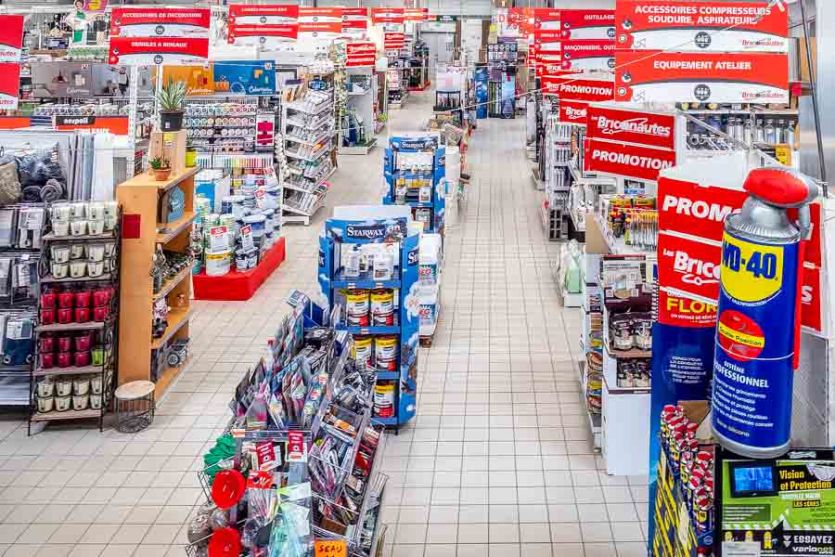 création d'un site Internet et shooting photographique pour un magasin de bricolage